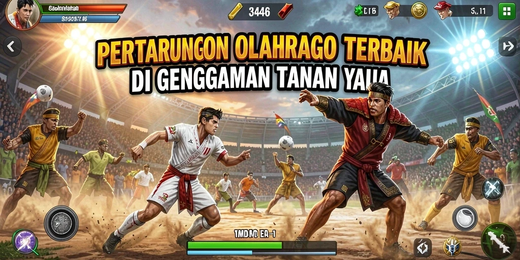 Tampilan gameplay <strong>3446</strong> yang dinamis dan mendebarkan.