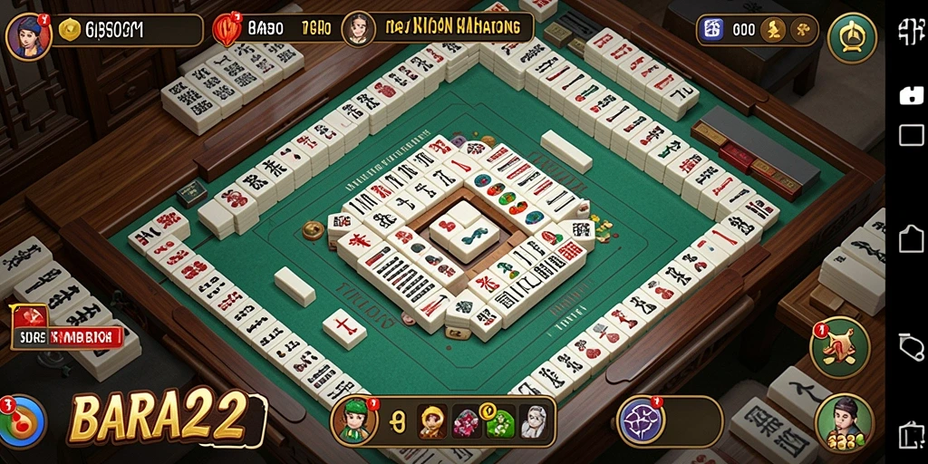 Tampilan gameplay BARA22 yang menarik dan mendebarkan.