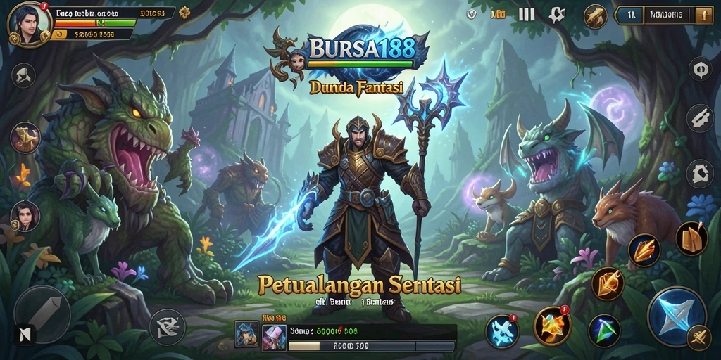 Tangkapan layar BURSA188 menunjukkan karakter yang beraksi dalam petualangan menegangkan.