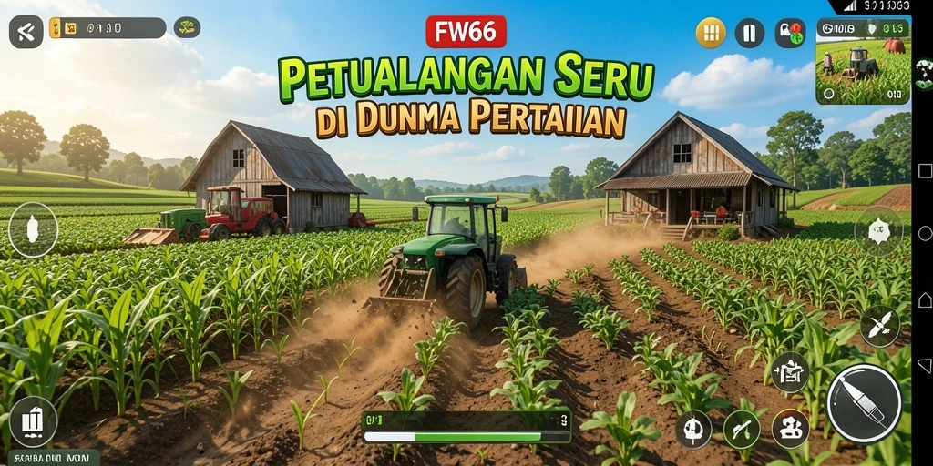 Tangkapan layar FW66 menampilkan pemain yang sedang bercocok tanam dengan indah.