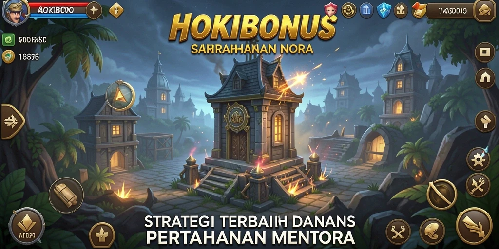 Screenshot HOKIBONUS menampilkan aksi seru dalam Tower Defense.