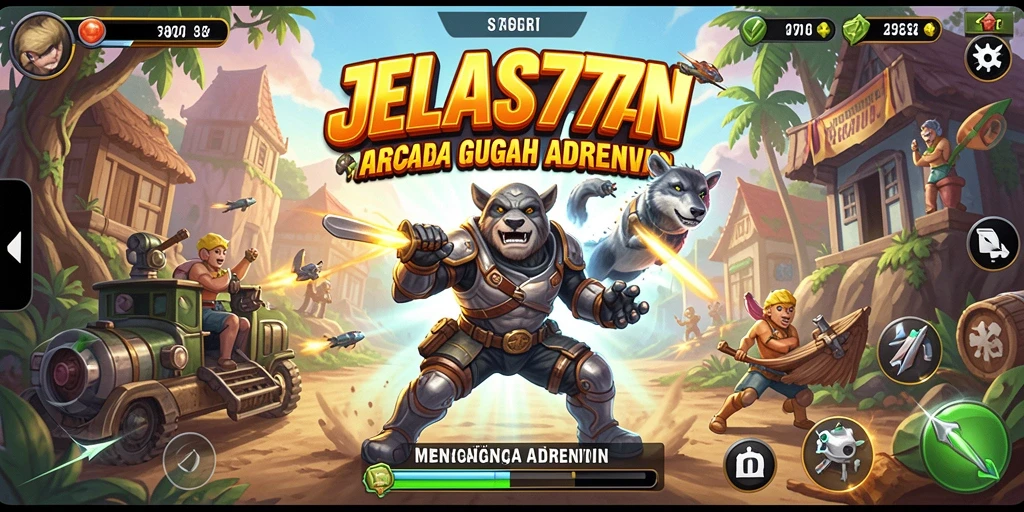 Tampilan gameplay seru JELAS777 yang penuh aksi.