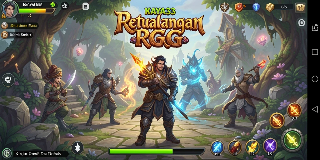 Tampilan menarik dari gameplay RPG KAYA33 yang penuh aksi.