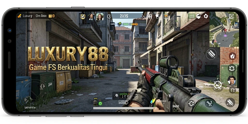 Tangkapan layar gameplay menampilkan aksi tembak-menembak seru.