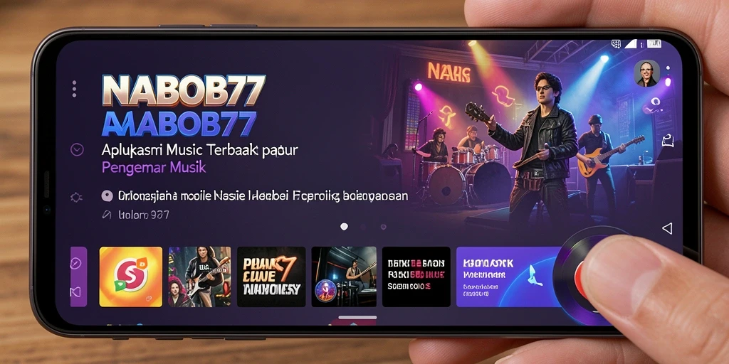 Tampilan bermain musik yang seru dan penuh energi.