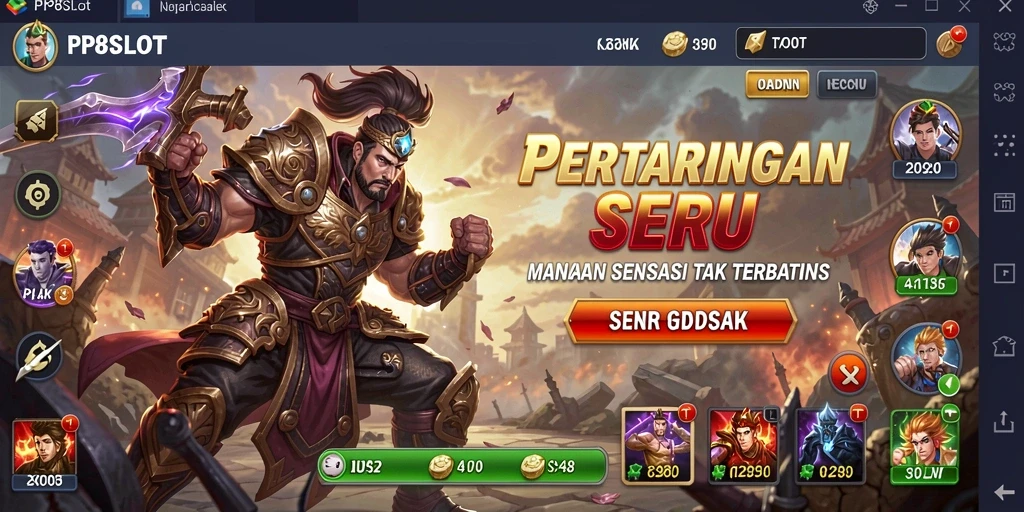 Tampilan gameplay PP8SLOT yang dinamis dan seru.