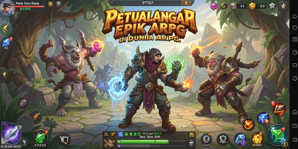 Gameplay aksi seru dan petualangan mendebarkan di dunia PT707.