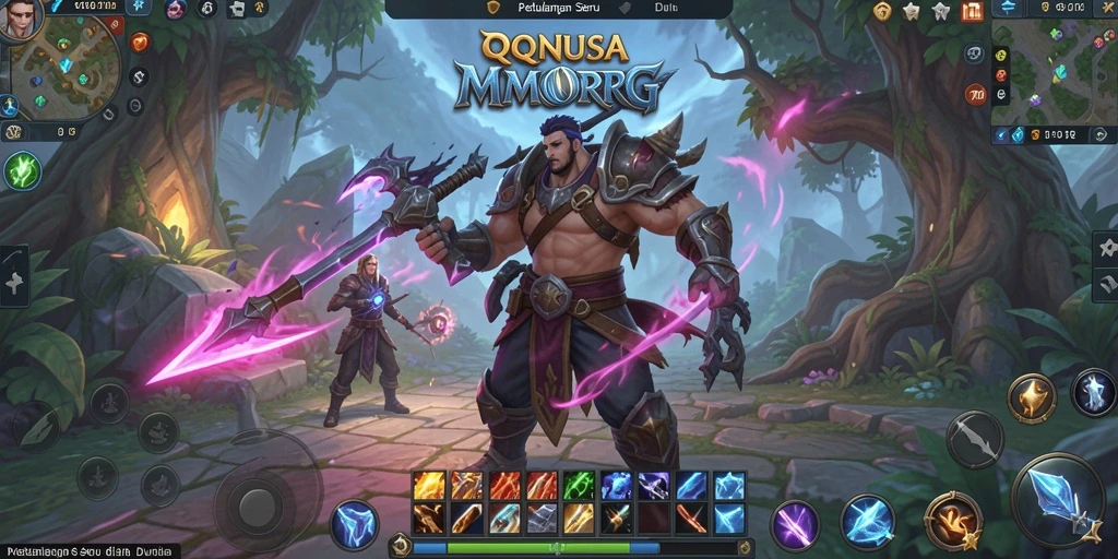 Tampilan gameplay QQNUSA yang menakjubkan dan penuh aksi.