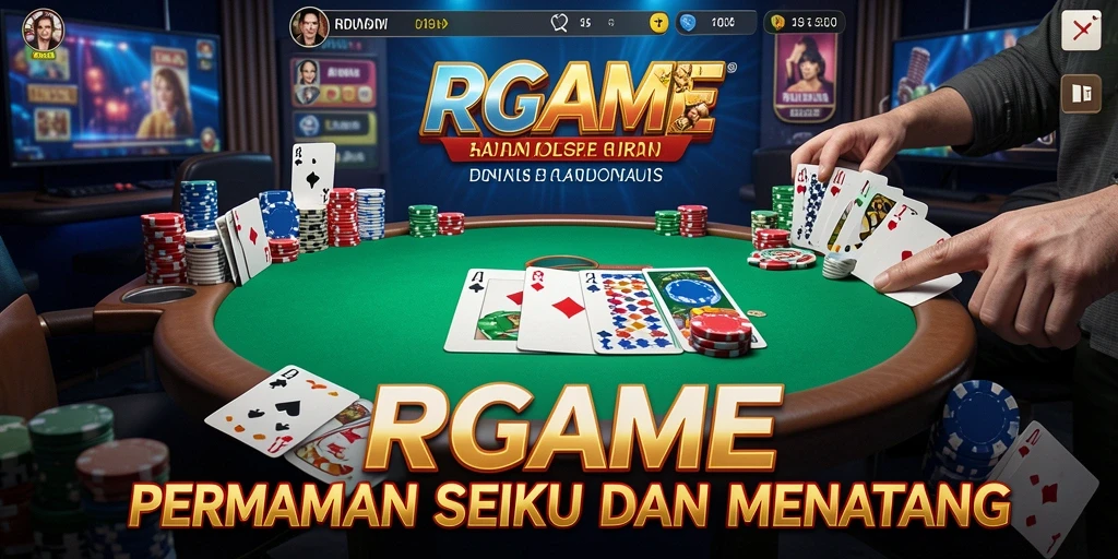 Tangkapan layar RPGAME menampilkan gameplay poker yang seru dan interaktif.