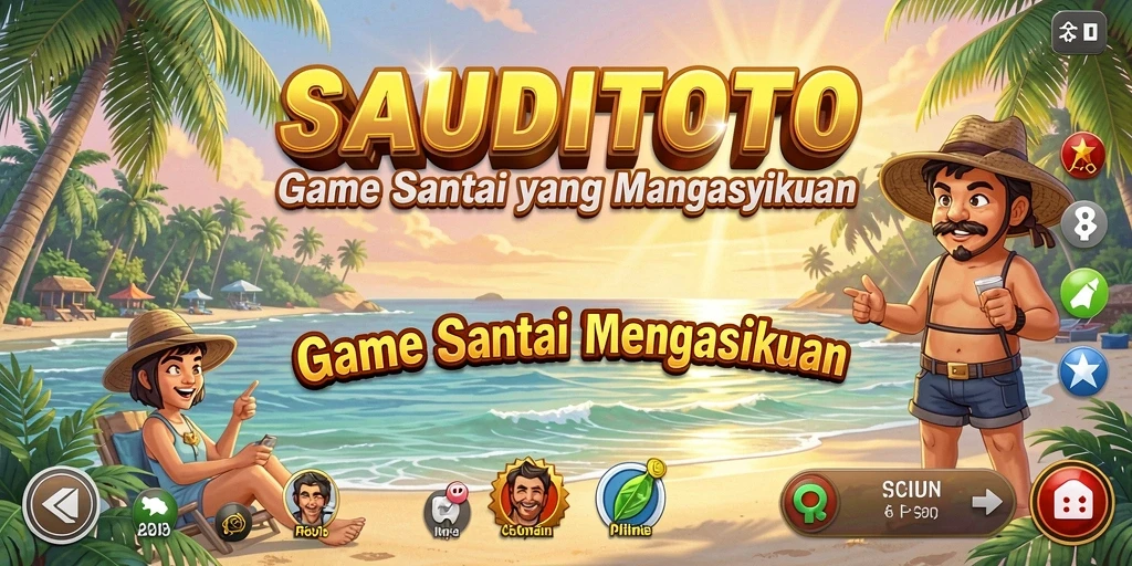 Tampilan gameplay menyenangkan dan interaktif di SAUDITOTO.