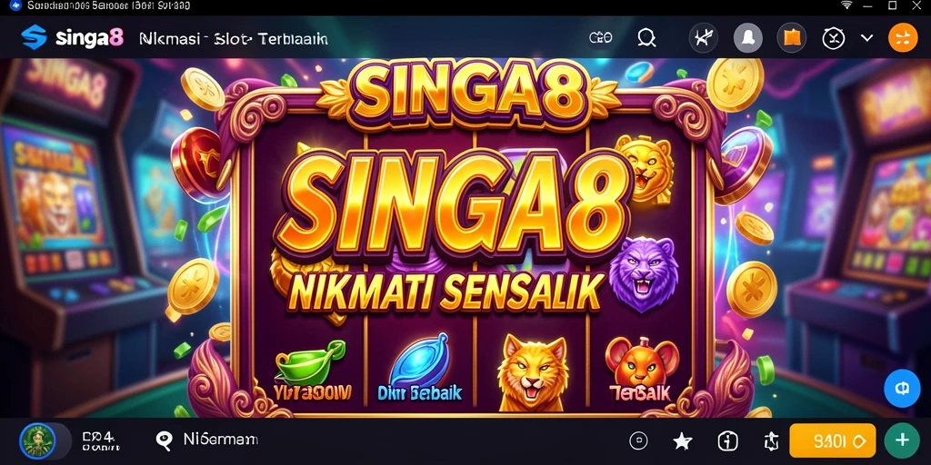 Gameplay SINGA8 yang seru dengan grafis menawan dan fitur menarik.
