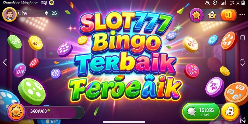 Screenshot utama menunjukkan keseruan bermain Bingo di SLOT777.