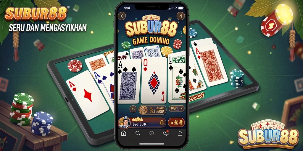 Gameplay seru SUBUR88 yang menampilkan Domino yang menarik.