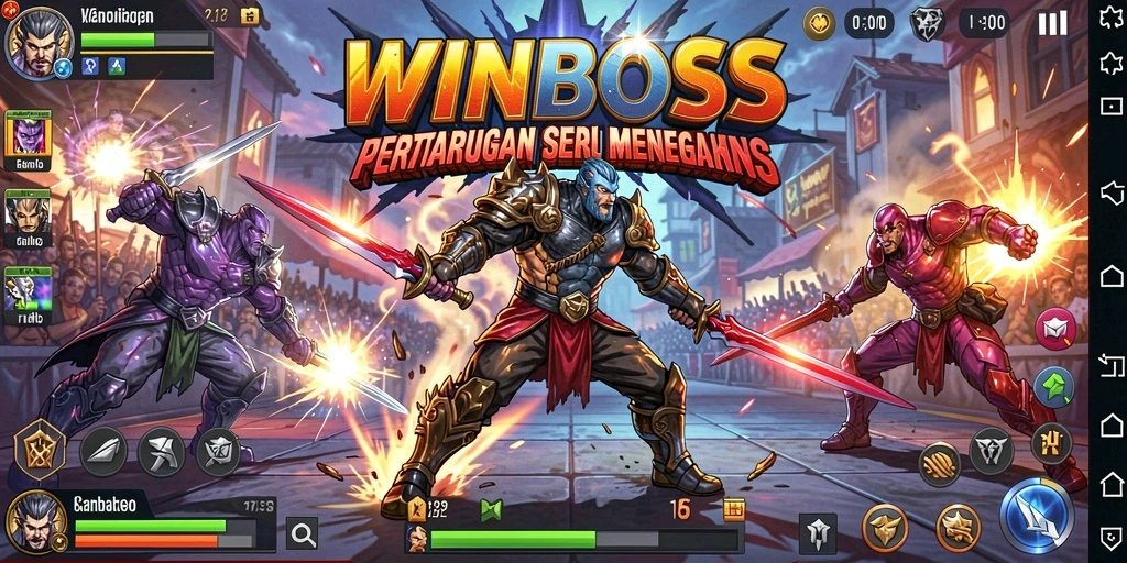 Gameplay WINBOSS yang menarik dan sangat menegangkan.