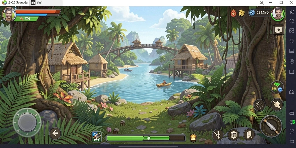 Tangkapan layar ZK6 menunjukkan gameplay yang seru dan menarik.